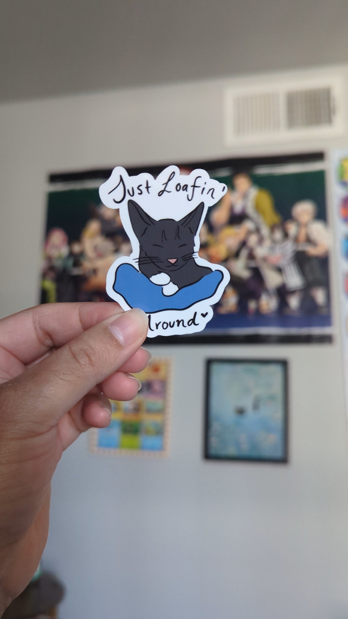 Just Loafin' Around - Cat Sticker