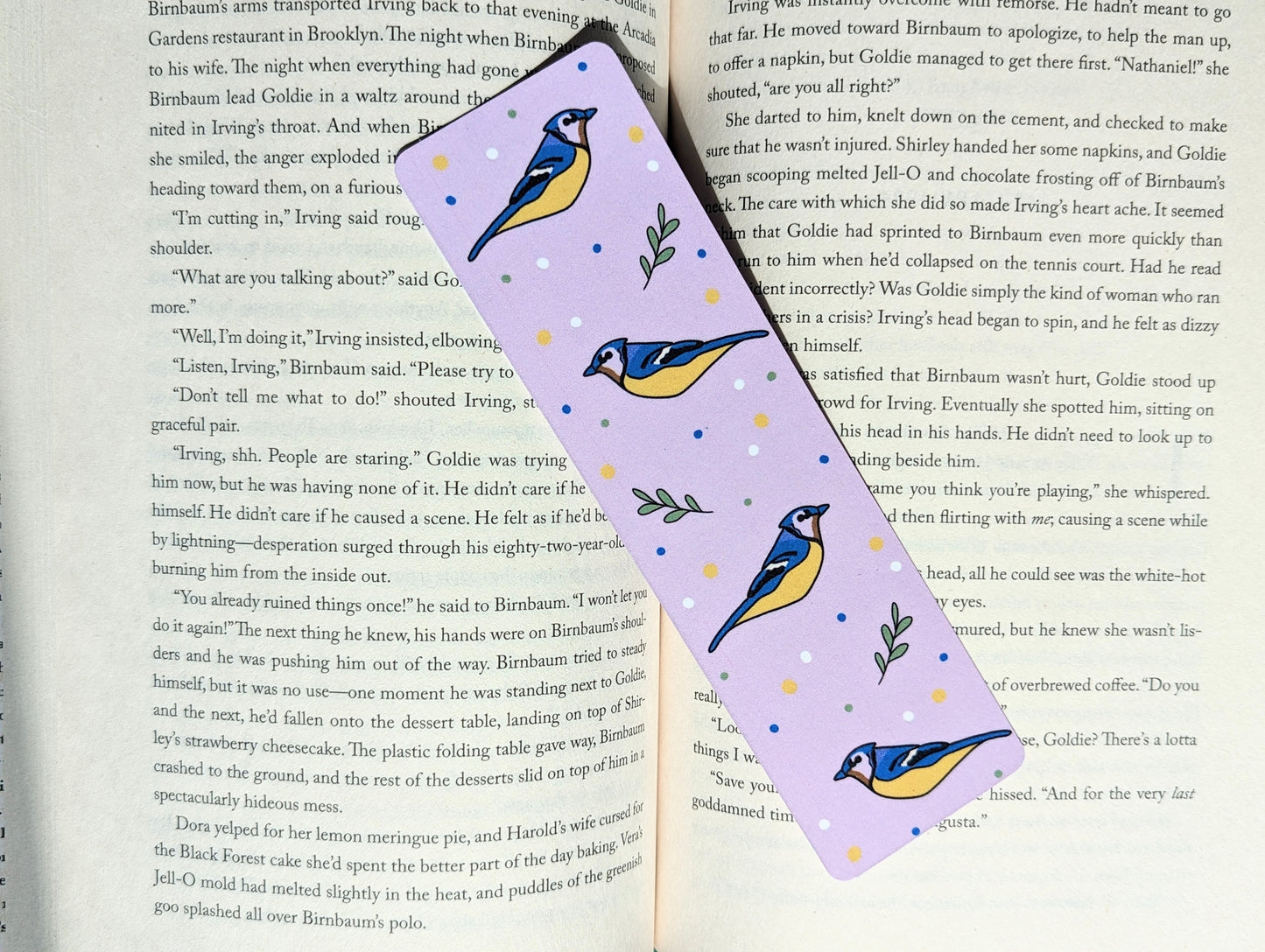 Purple Nature - bookmark