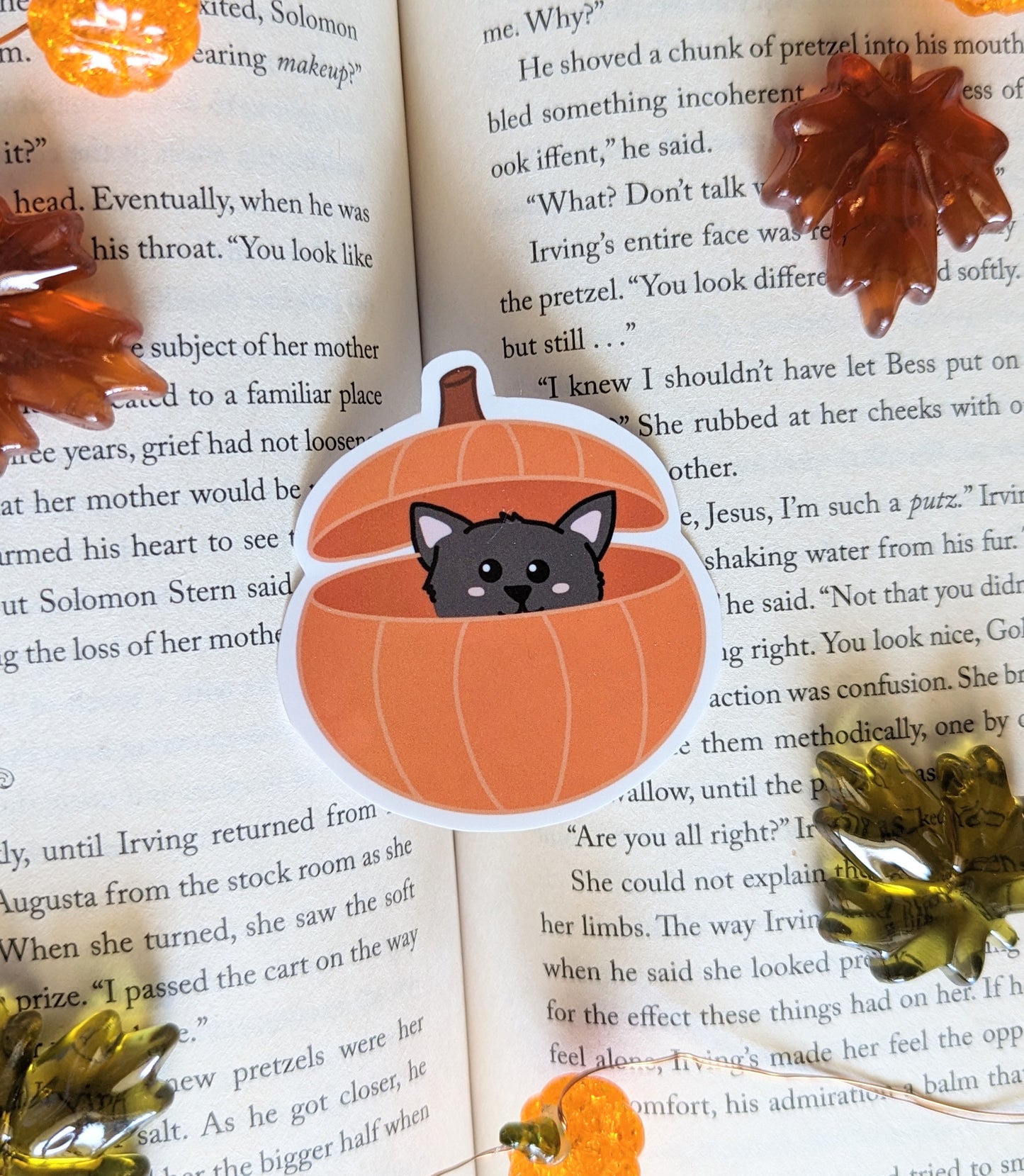 Pumpkin Cat - sticker