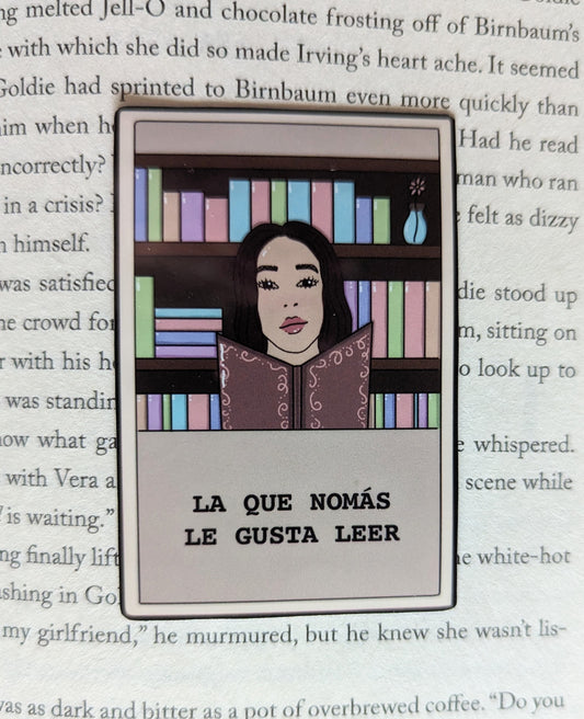 La Que No Mas Le Gusta Leer - sticker