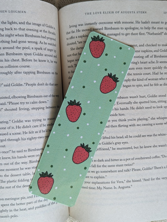 Green Strawberries - Bookmark