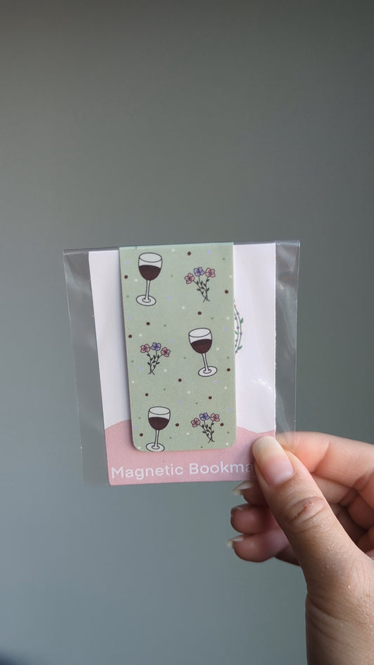 Wine Time - Magnetic Bookmark