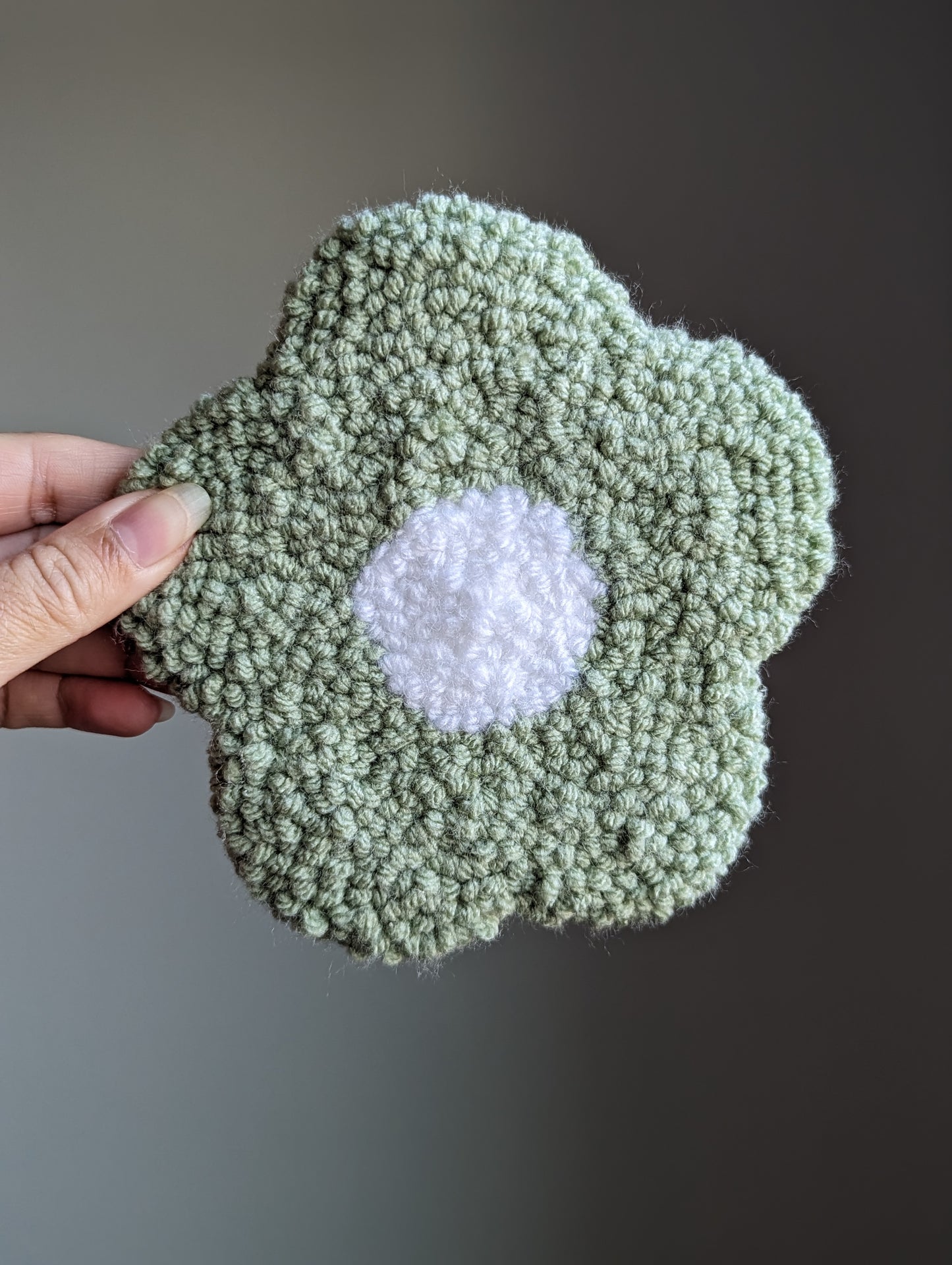 Sage Flower - Punch Needle y