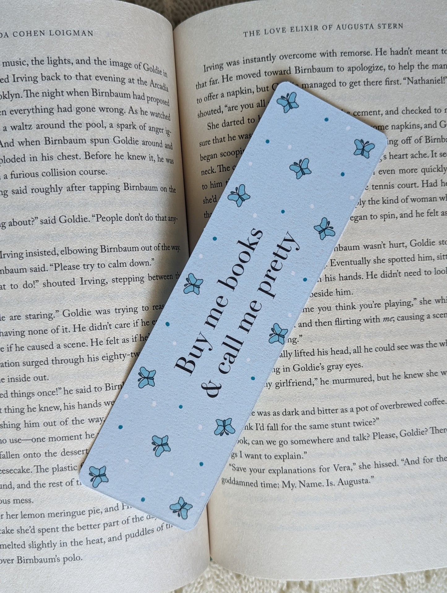 Call me pretty - bookmark
