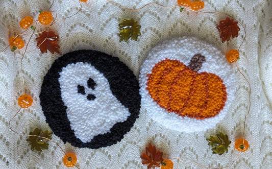 Halloween Bundle - Punch Needle Coasters